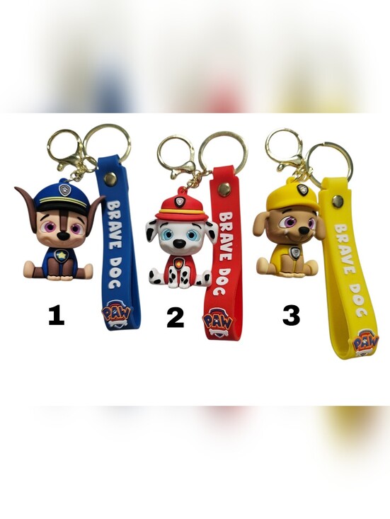 Paw Patrol Other - Paw Patrol (Pick 1) Keychain - Chase, Marshall, Rubble NWOT